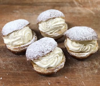 Banana cream paczki